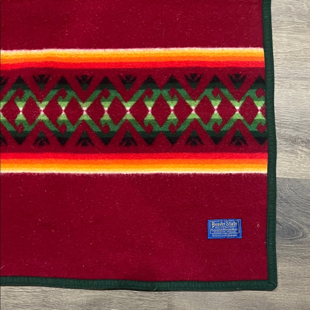 Pendleton-Vintage WOOL Beaver State PENDELTON Woolen Mills Twin